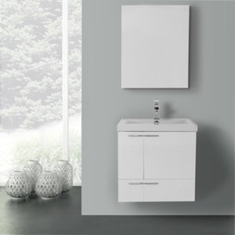 Bathroom Vanity Floating Bathroom Vanity, Modern, 23